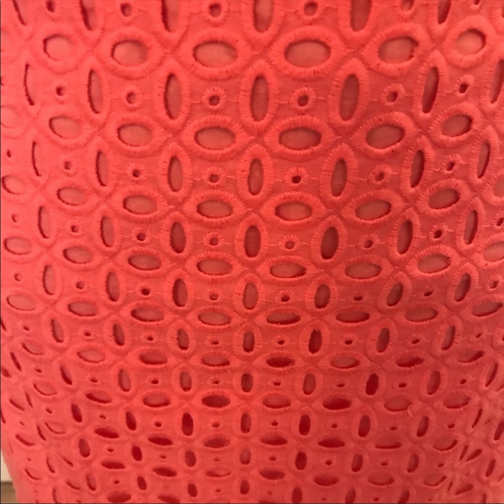 J. Crew Coral Eyelet Mini Skirt - Picture 4 of 4